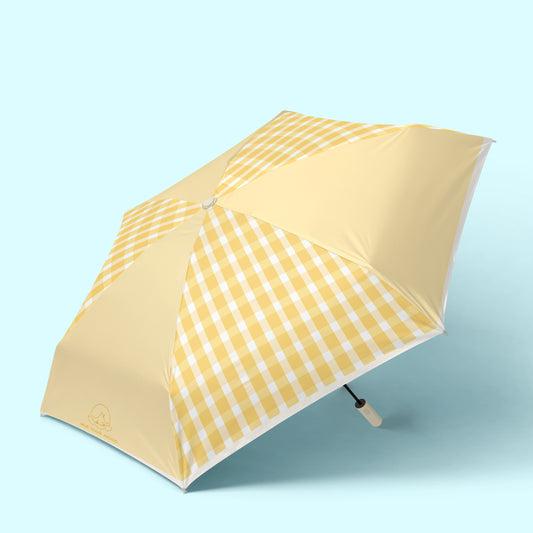 Yellow and Blue Umbrella with Eco-Friendly Reusable Pouch