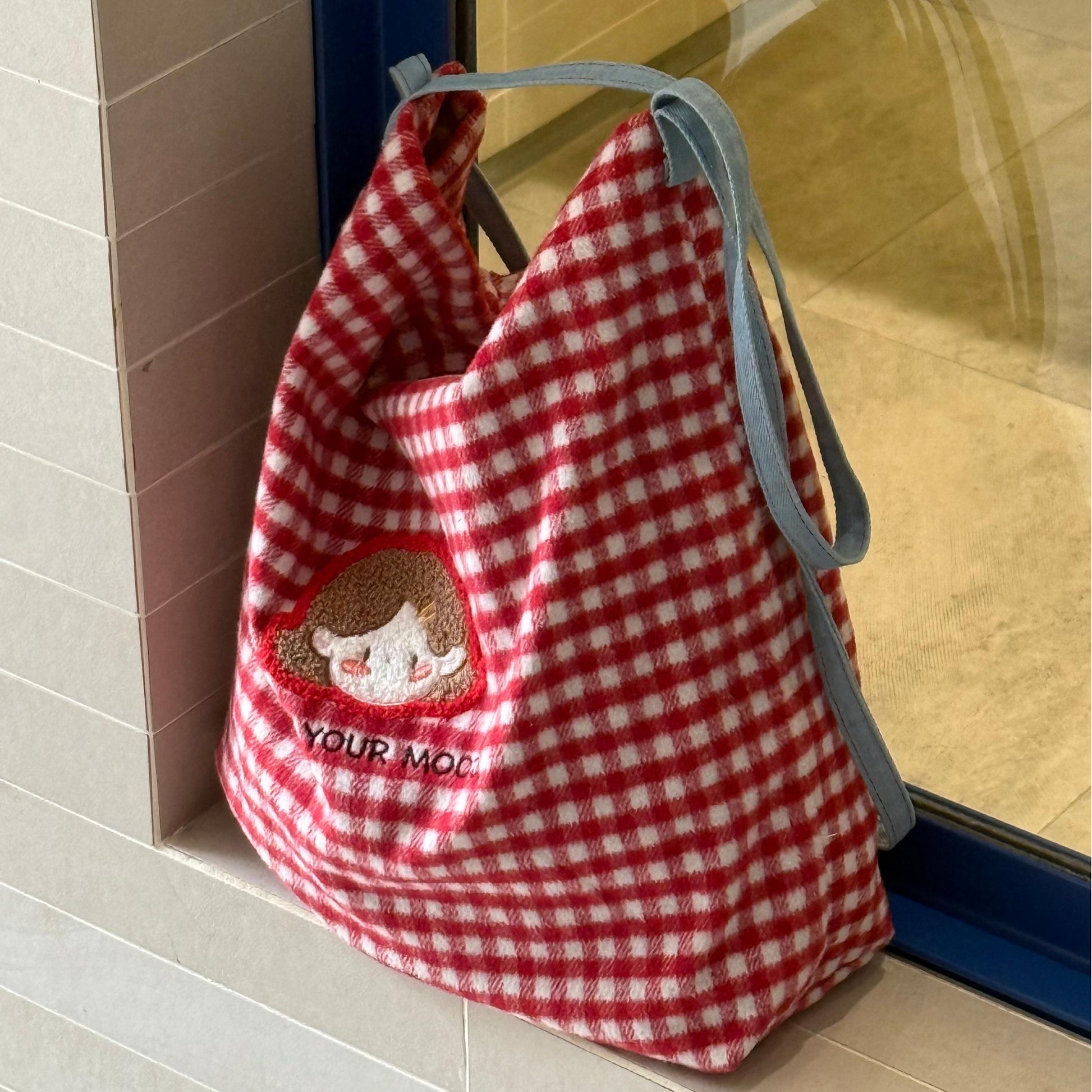 The Little Hue Red and White Square "HUE YOUR MOD" Designer Canvas Bag combines bold energy with timeless style, perfectly reflecting Little Hue’s vibrant personality and playful confidence. The striking red and white color scheme symbolizes passion, energy, and clarity—traits that inspire you to stand out and embrace your unique self. 