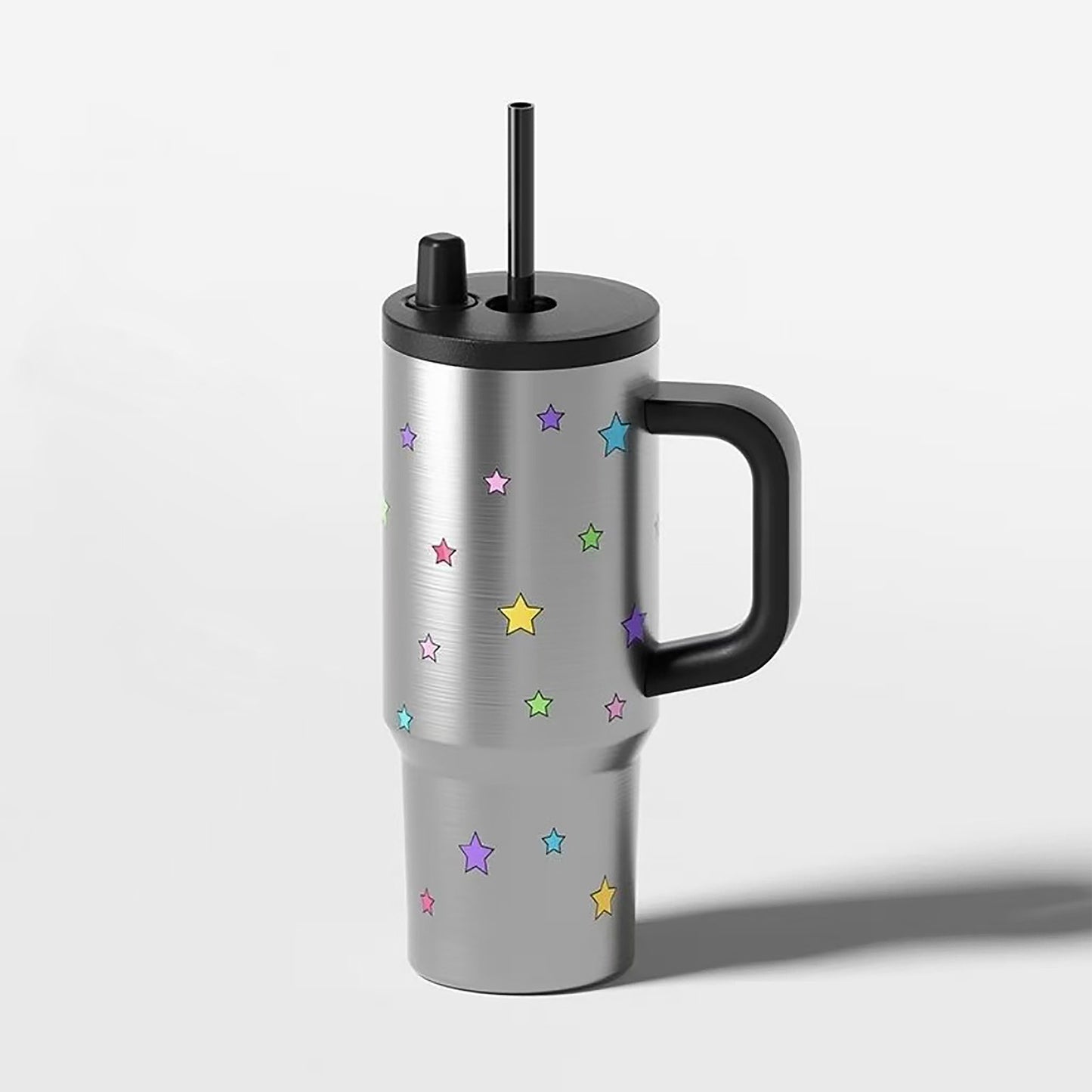 Thermos Vacuum travel Mug with Straw 710ml