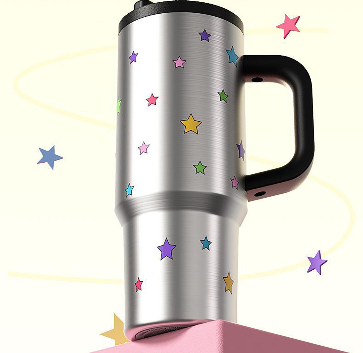 Thermos Vacuum travel Mug with Straw 710ml